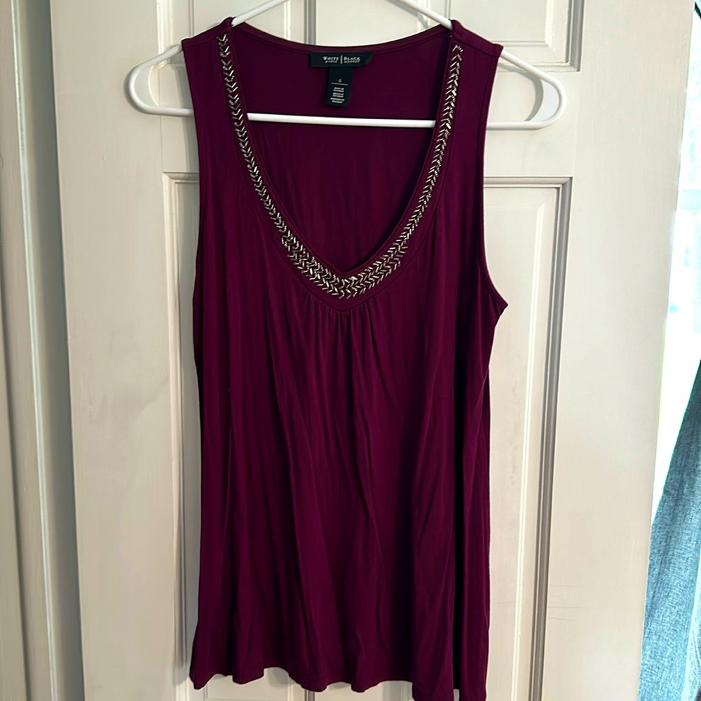 White House Black Market sleeveless tops